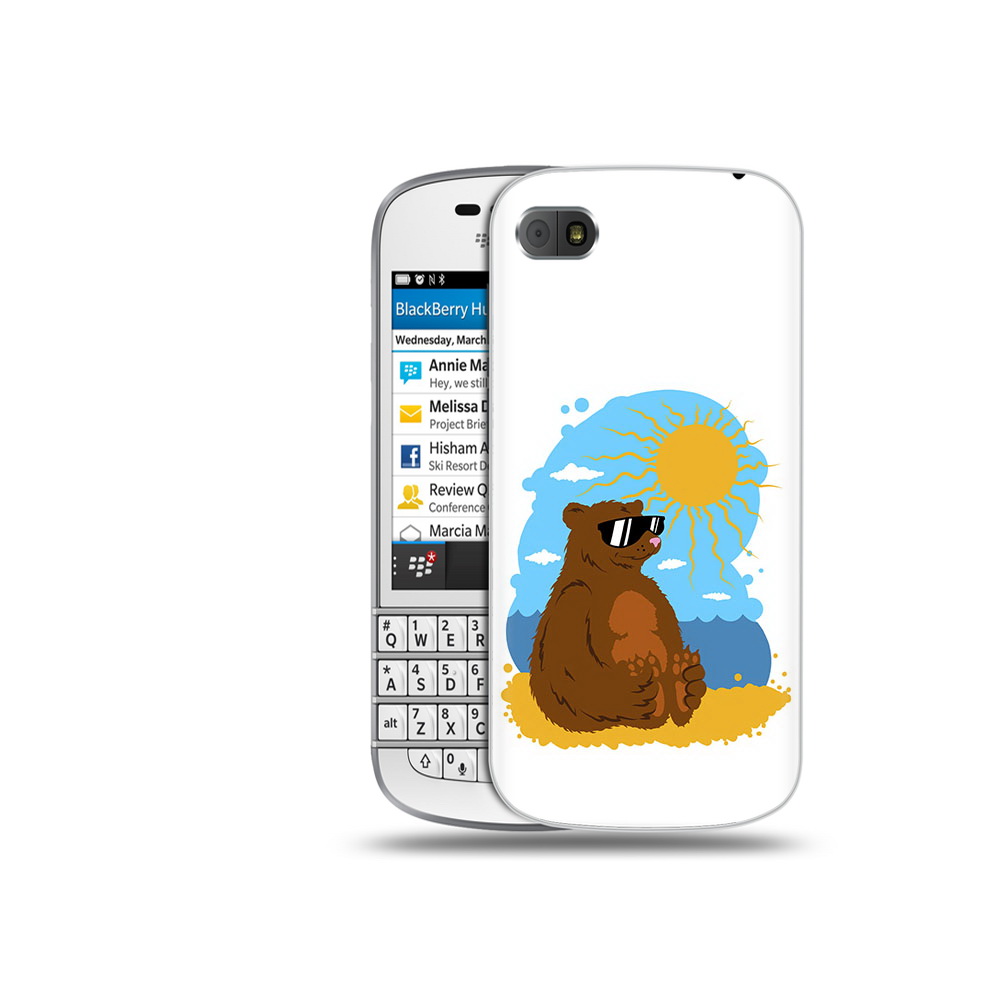 

Чехол MyPads Tocco для BlackBerry Q10 медведь на чиле, Прозрачный, Tocco