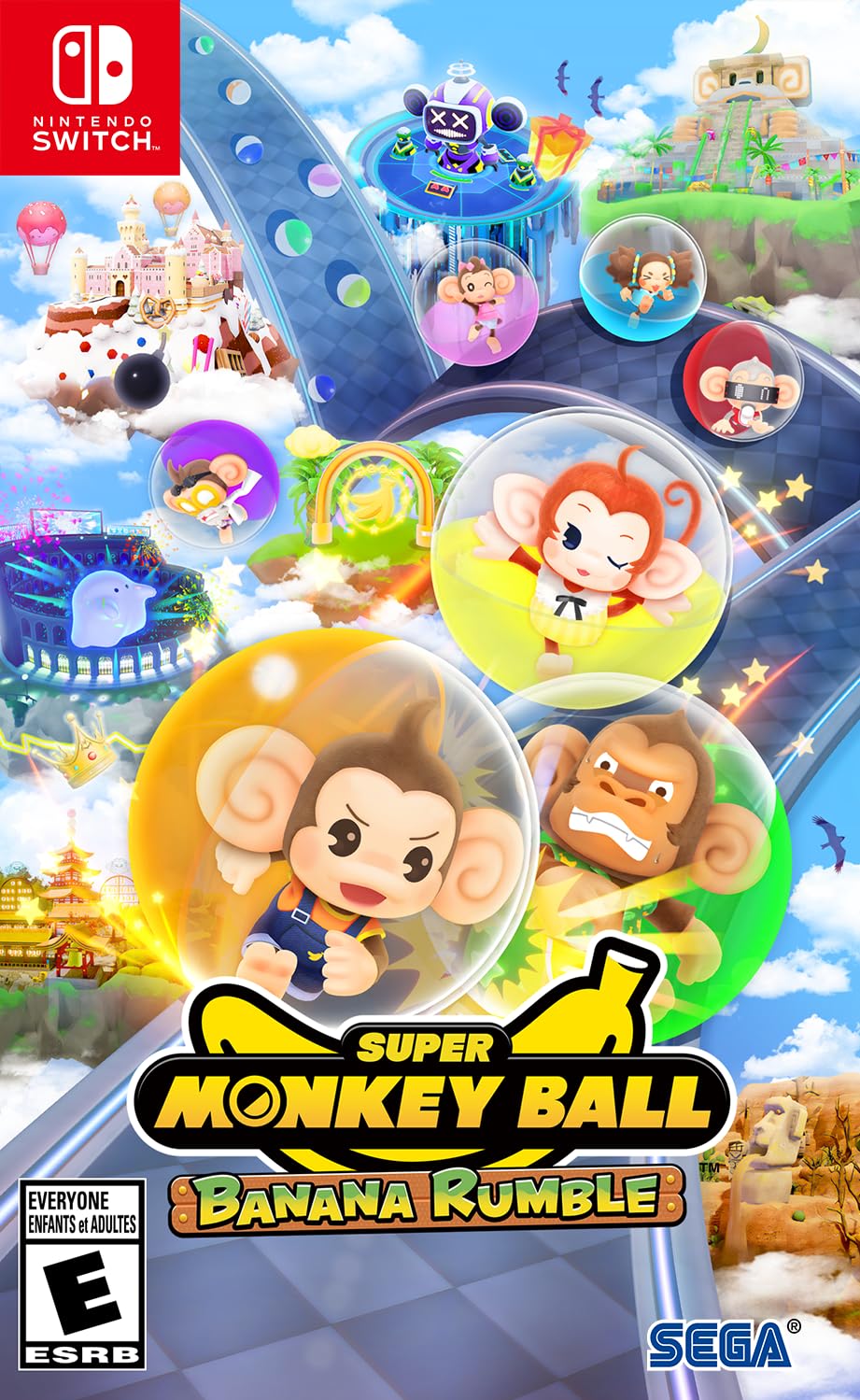 

Игра Super Monkey Ball Banana Rumble (Nintendo Switch, полностью на иностранном языке), Super Monkey Ball Banana Rumble