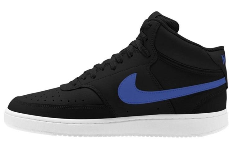 

Кеды унисекс Nike Court Vision Mid черные 44 EU, Черный, Court Vision Mid