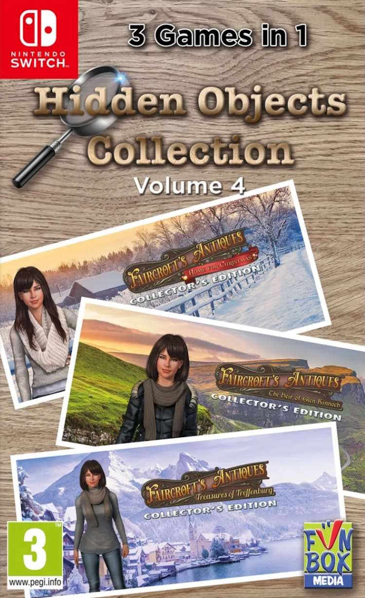 Игра Hidden Objects Collection Volume 4 (Nintendo Switch, полностью на иностранном языке)