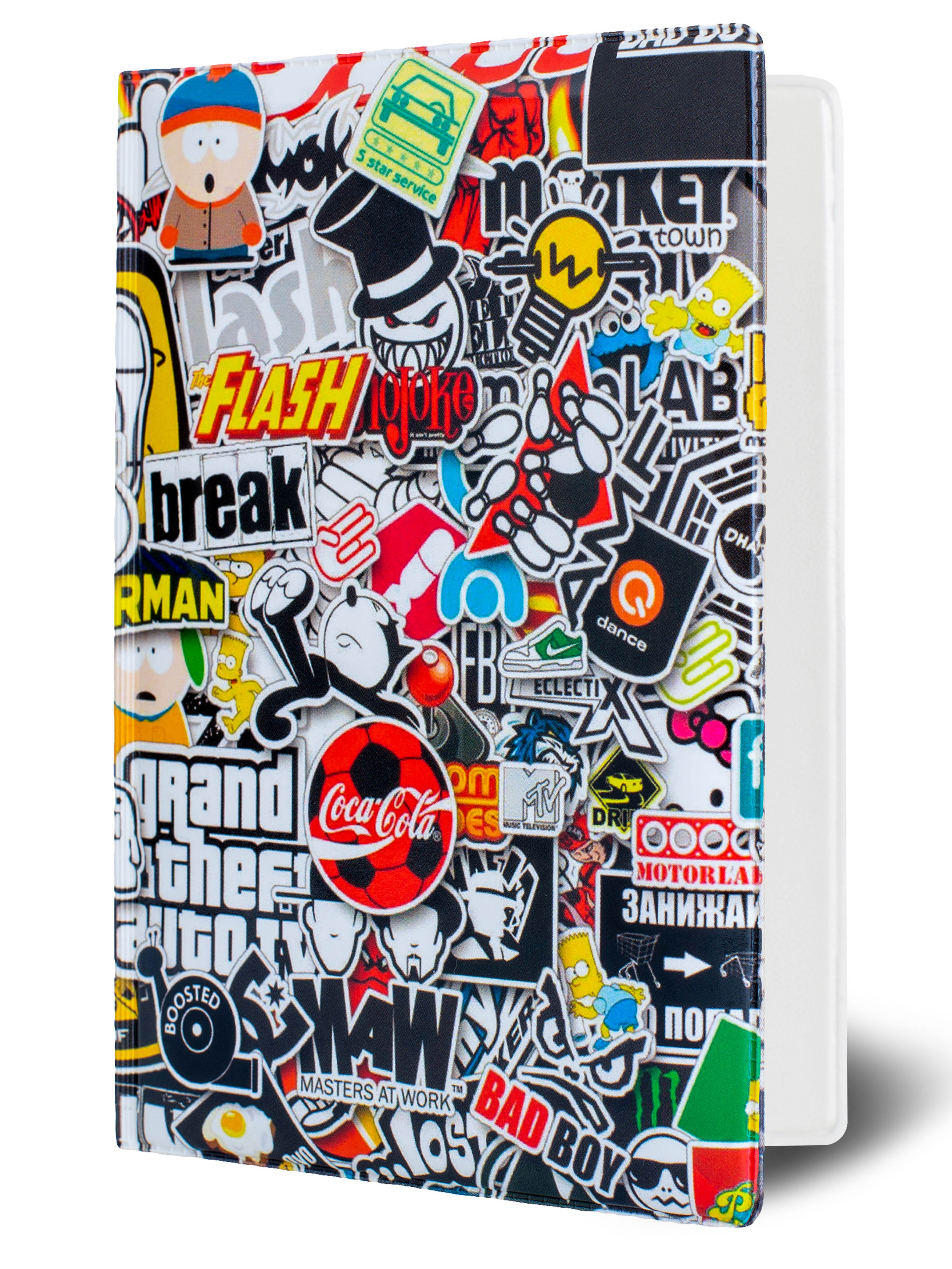 Обложка для паспорта унисекс Yudzuru MD_PS_M стикербомбинг