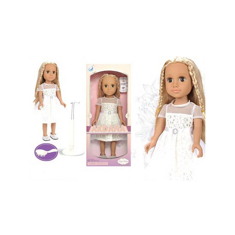 

Кукла Junfa toys baby ardana с расческой 45 см a667a