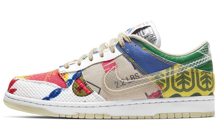 

Кеды унисекс Nike Dunk Low SP City Market разноцветные 35.5 EU, Разноцветный, Dunk Low SP City Market