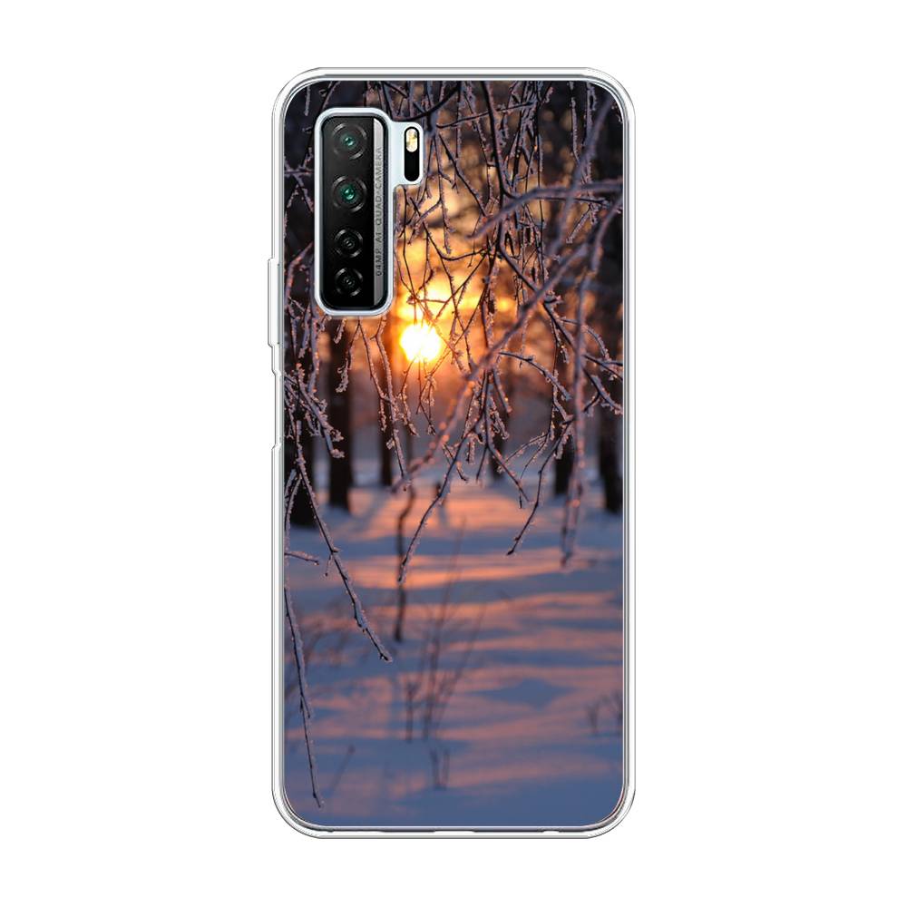 

Чехол для Huawei P40 Lite 5G/Nova 7 SE/Honor 30S Global "Зима 7", Оранжевый;розовый;черный, 6103050-2