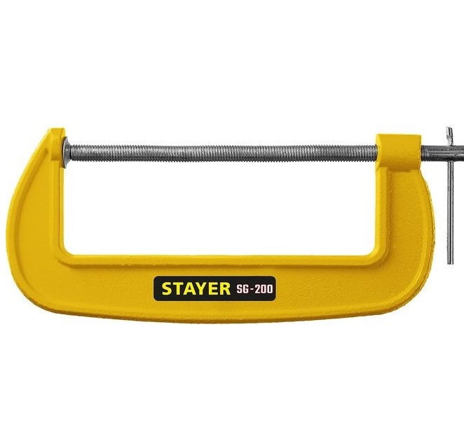 

Чугунная струбцина G STAYER SG-200 200 мм 3215-200