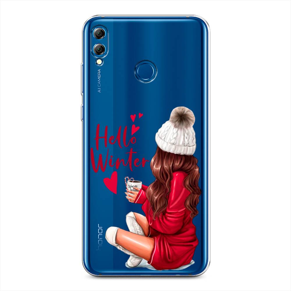 

Чехол для Honor 8X "Hello winter", Красный;белый;коричневый, 66750-5