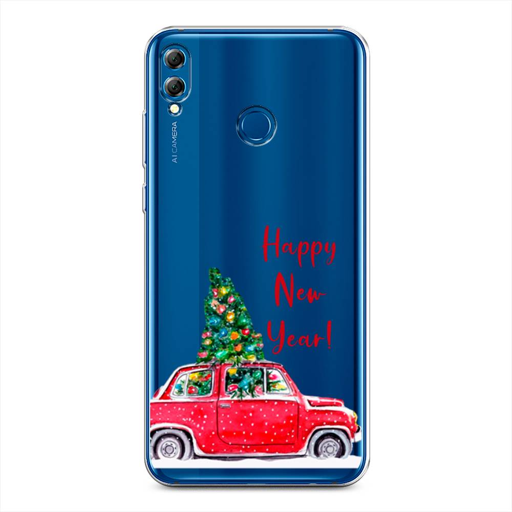 

Чехол для Honor 8X "Happy New Year", Красный;зеленый, 66750-5