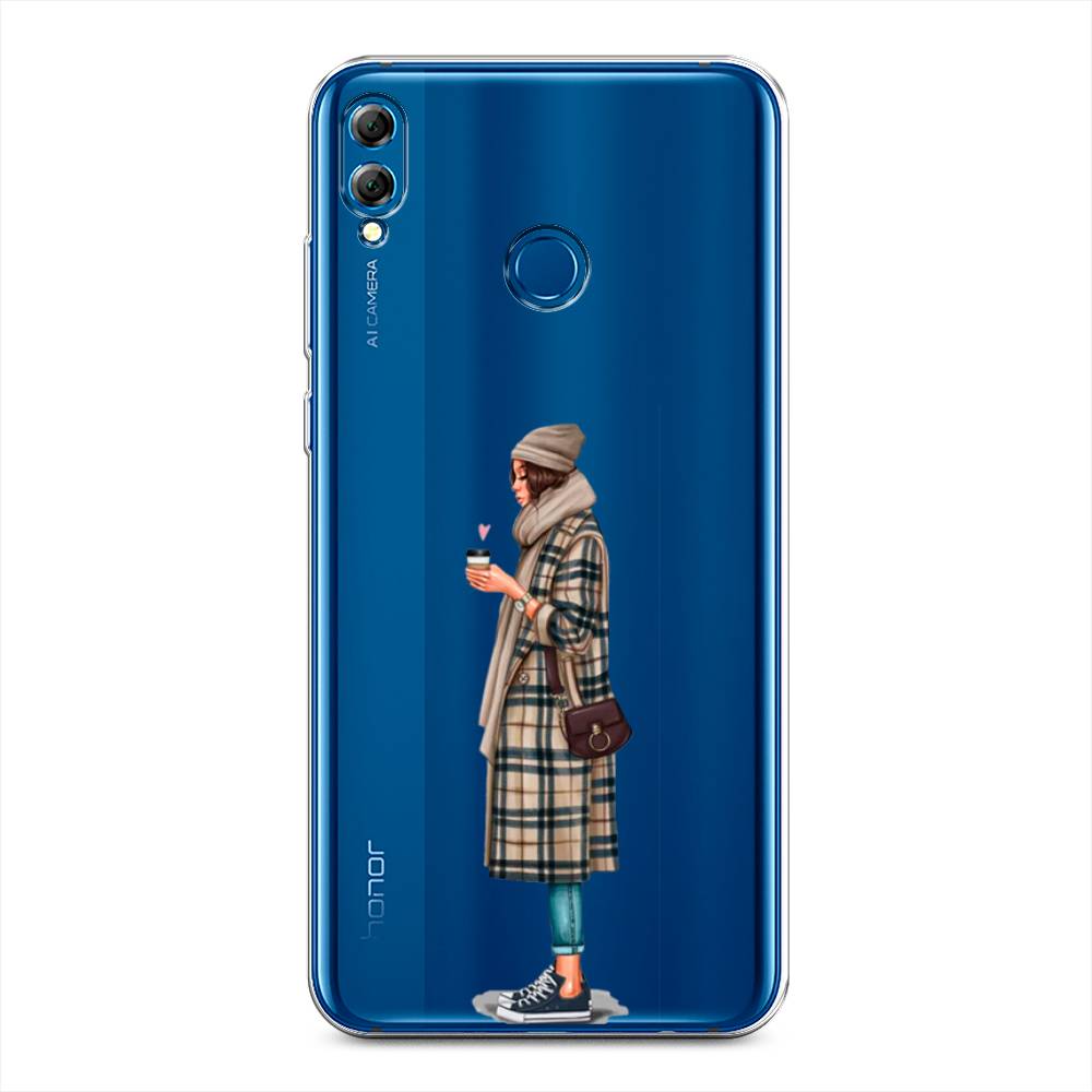 

Чехол для Honor 8X "Утренний кофе", Коричневый;бежевый, 66750-6