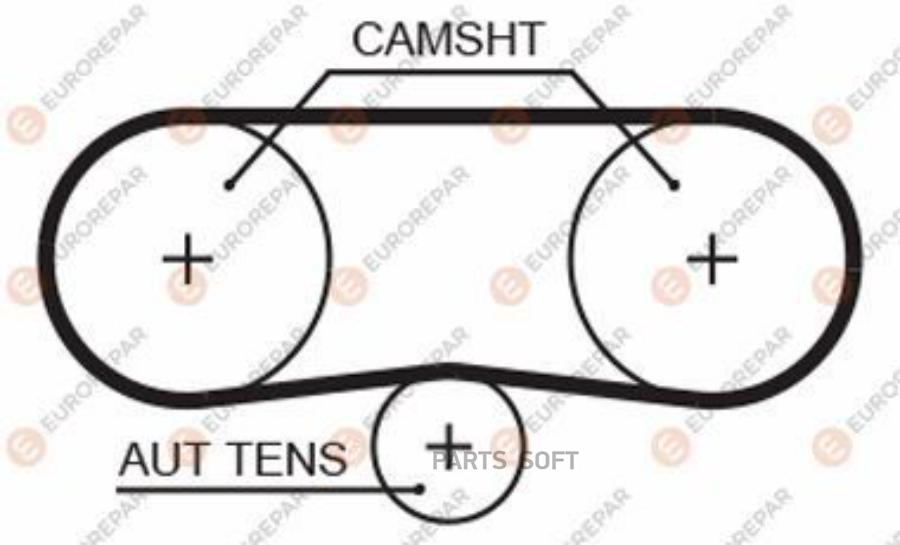 Ремень Грм 1Шт EUROREPAR 1633141880