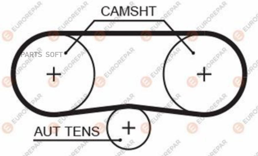 Ремень Грм 1Шт EUROREPAR 1633141880