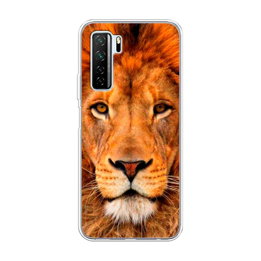 

Чехол для Huawei P40 Lite 5G/Nova 7 SE/Honor 30S Global "Благородный лев", Оранжевый, 6103050-1