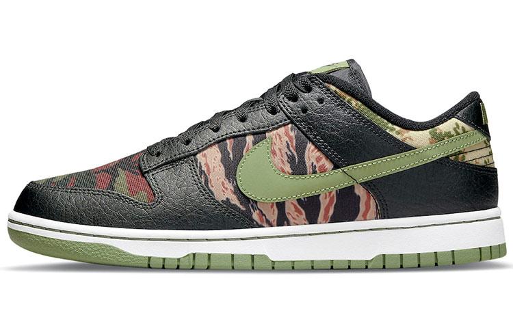 

Кеды унисекс Nike Dunk Low SE Black Multi-Camo черные 45 EU, Черный, Dunk Low SE Black Multi-Camo