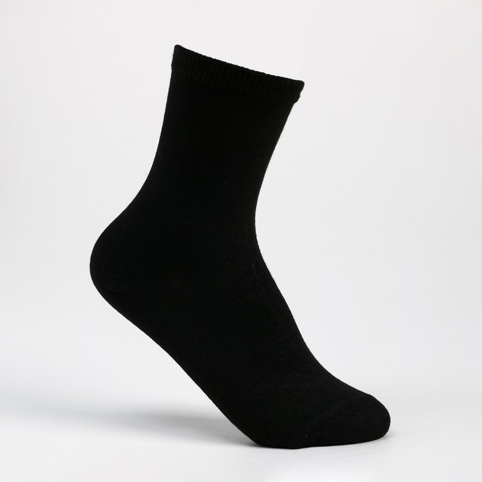Носки детские цвет черный, размер 20-22