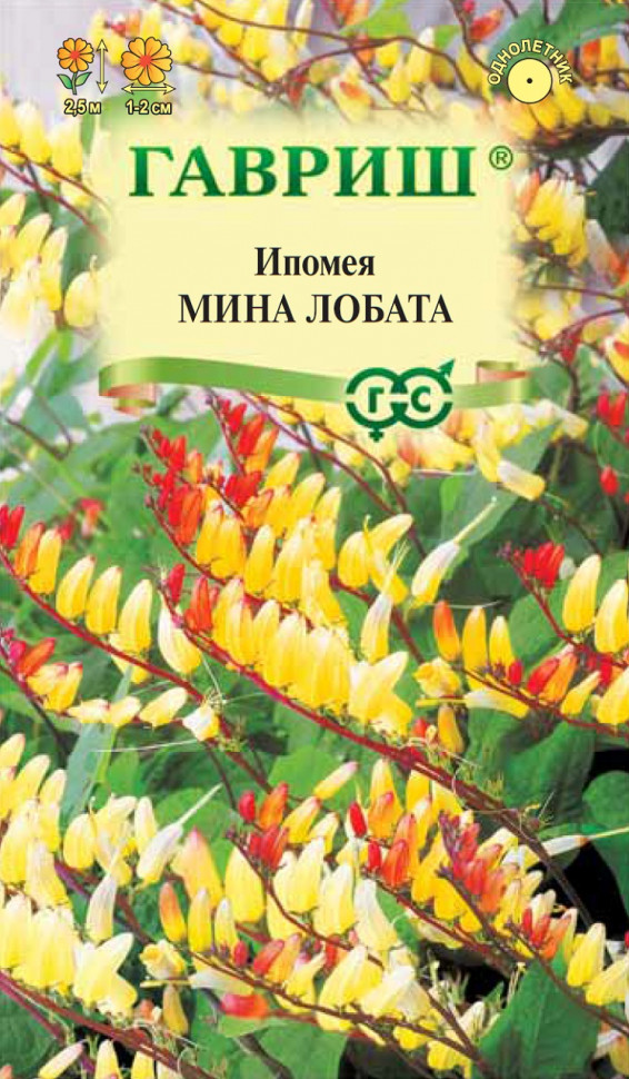 

Семена ипомея Мина лобата Гавриш 004986-10 10 уп.