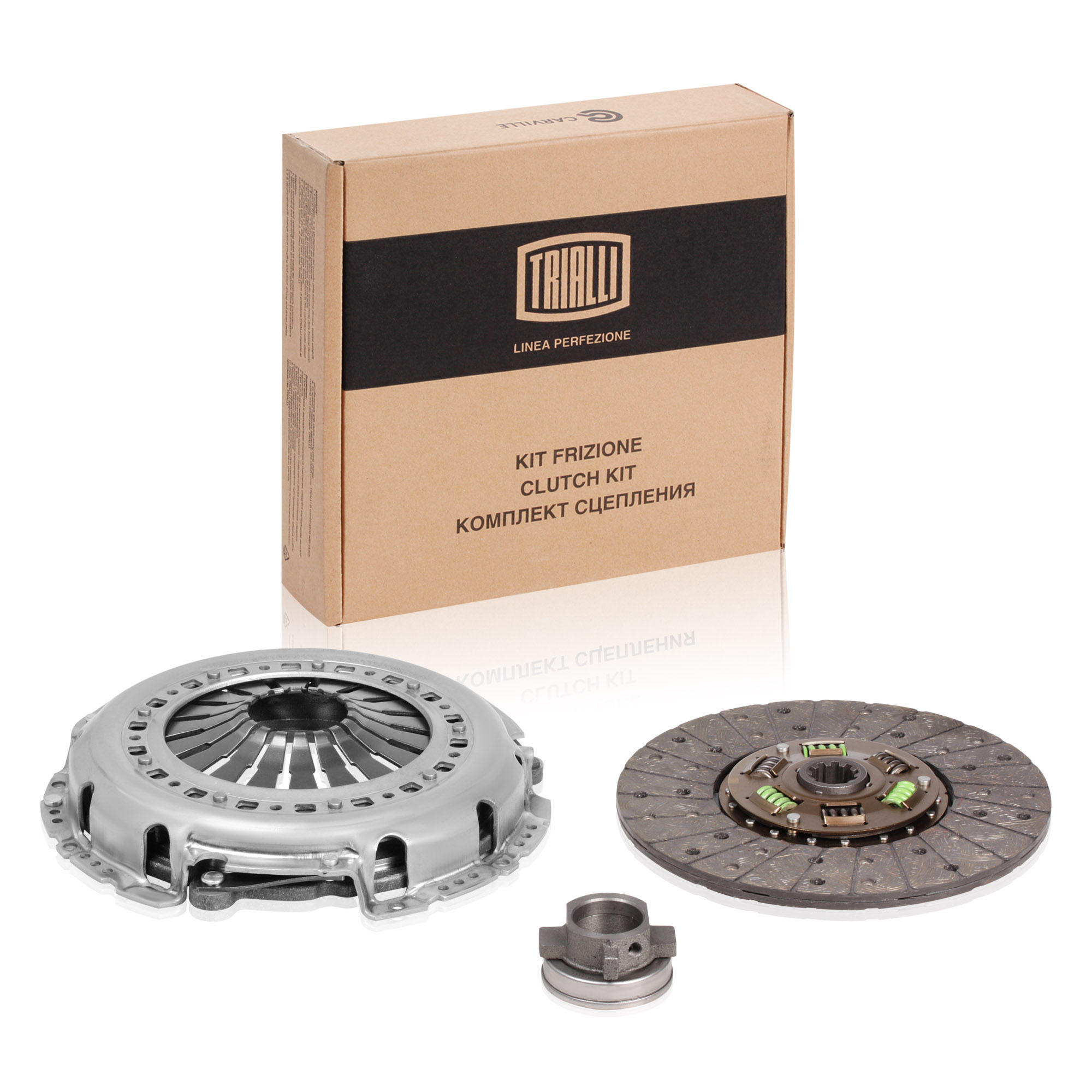 

Комплект сцепления в сборе для ГАЗ 53/3307 (змз. 511/513 V8) с муфтой TRIALLI FR508