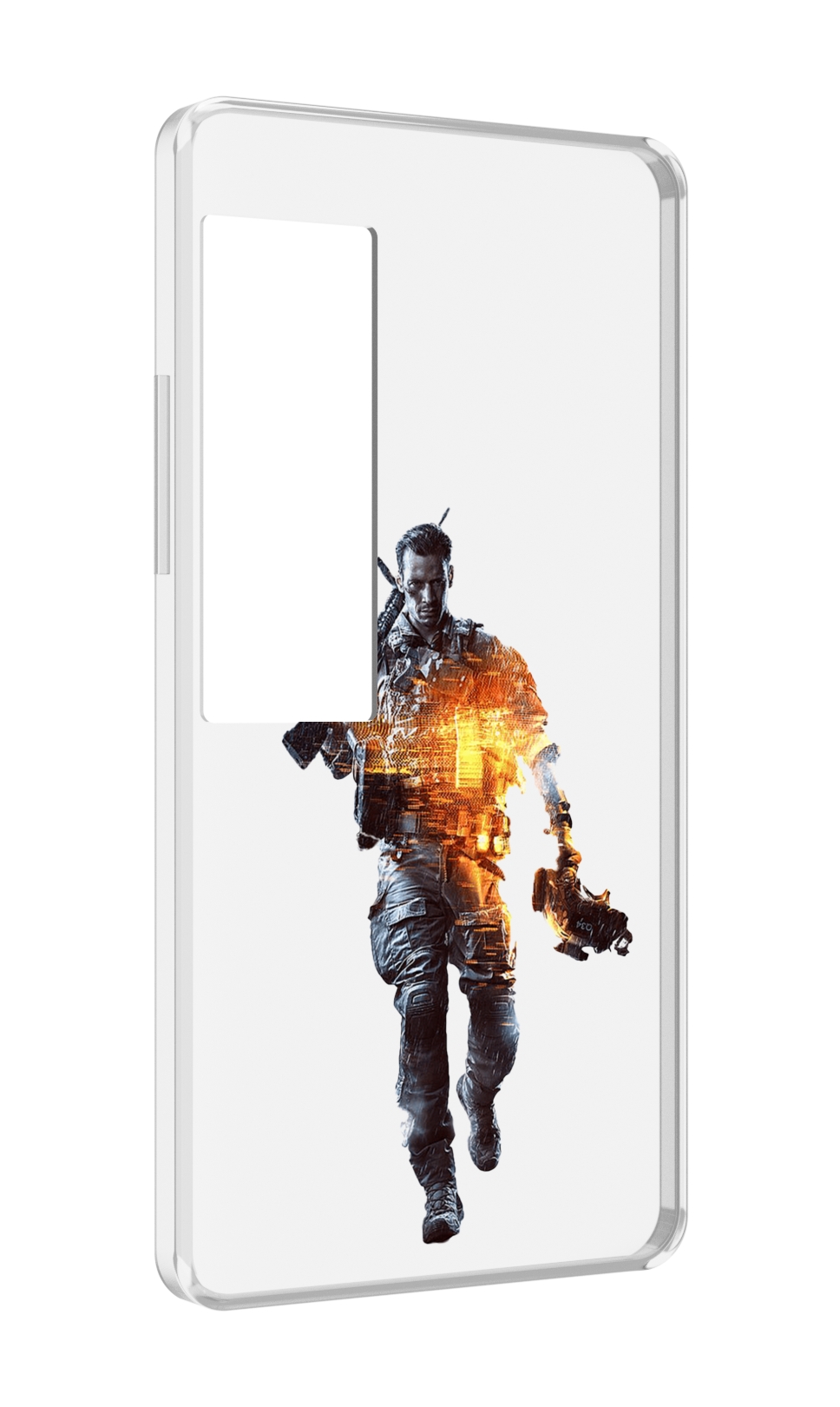 

Чехол MyPads Battlefield-4 мужской для Meizu Pro 7 Plus, Прозрачный, Tocco