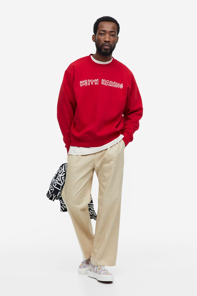 

Свитшот мужской H&M 1136268001 красный S (доставка из-за рубежа), 1136268001