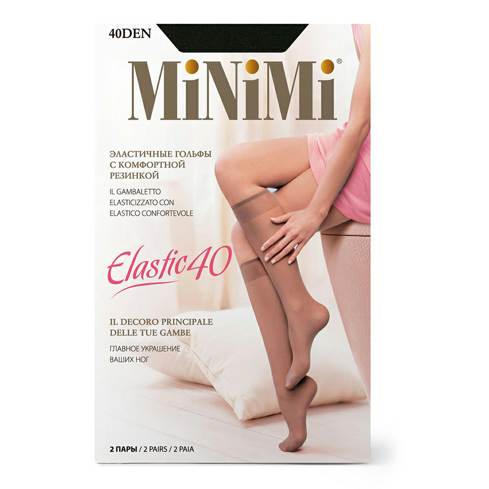 

Комплект гольфов женских Minimi Basic черных OS