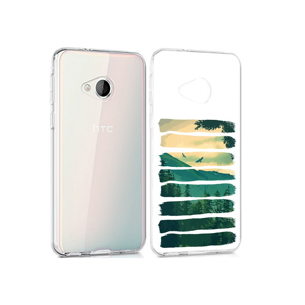 Чехол MyPads Tocco для HTC U Play Лесная чаща