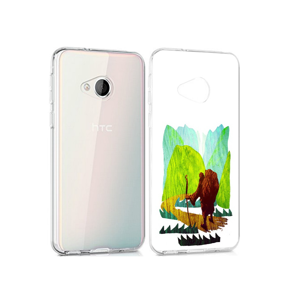 

Чехол MyPads Tocco для HTC U Play Лесная тропа, Прозрачный, Tocco