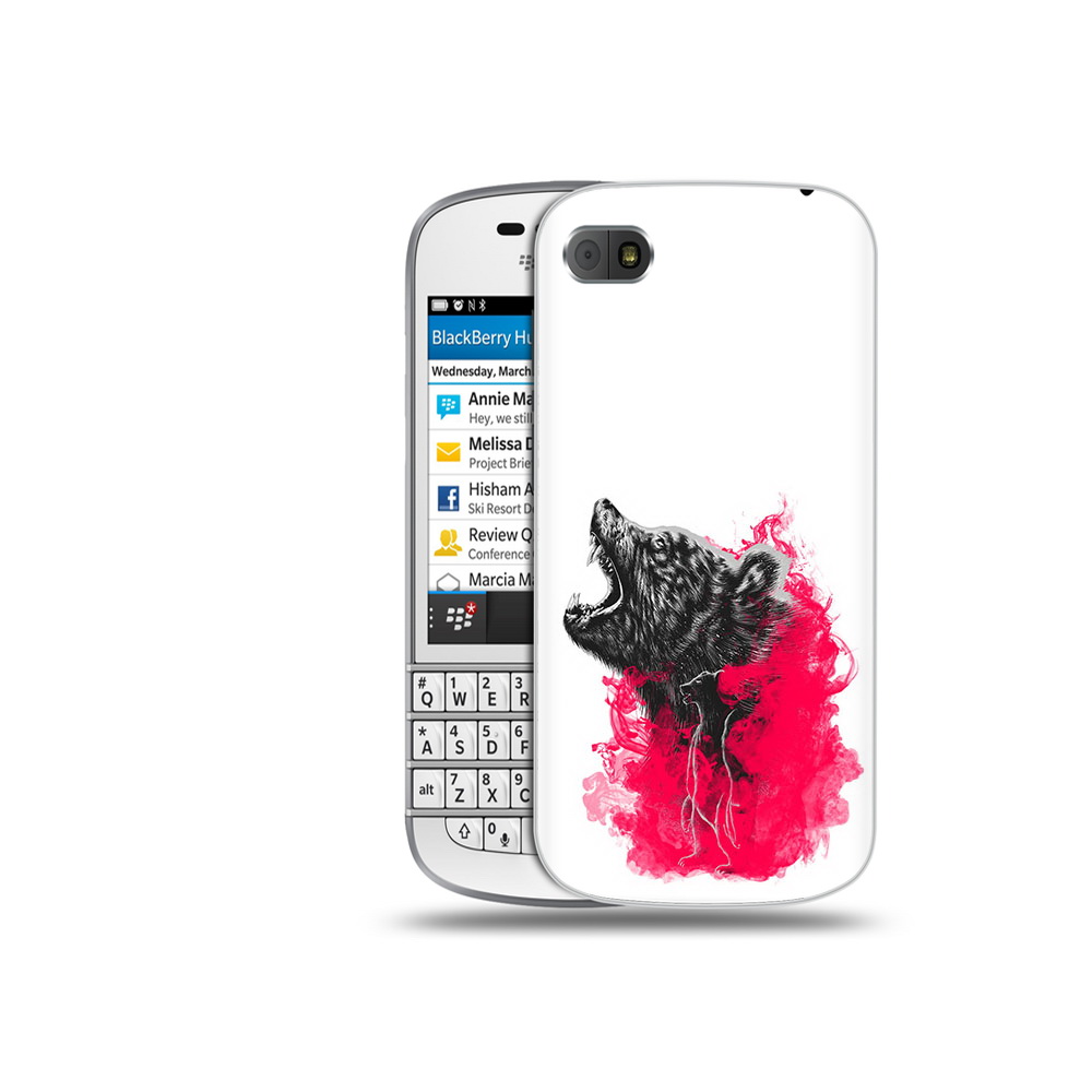 

Чехол MyPads Tocco для BlackBerry Q10 медведь в дымке, Прозрачный, Tocco