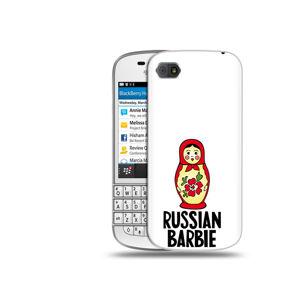 

Чехол MyPads Tocco для BlackBerry Q10 матрешка, Прозрачный, Tocco