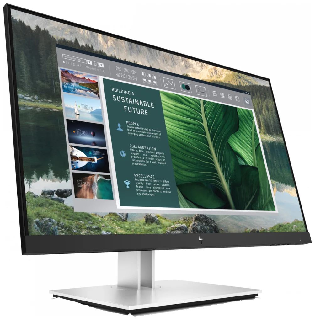 

23.8" Монитор HP E24u G4 черный 60Hz 1920x1080 IPS, E24u G4