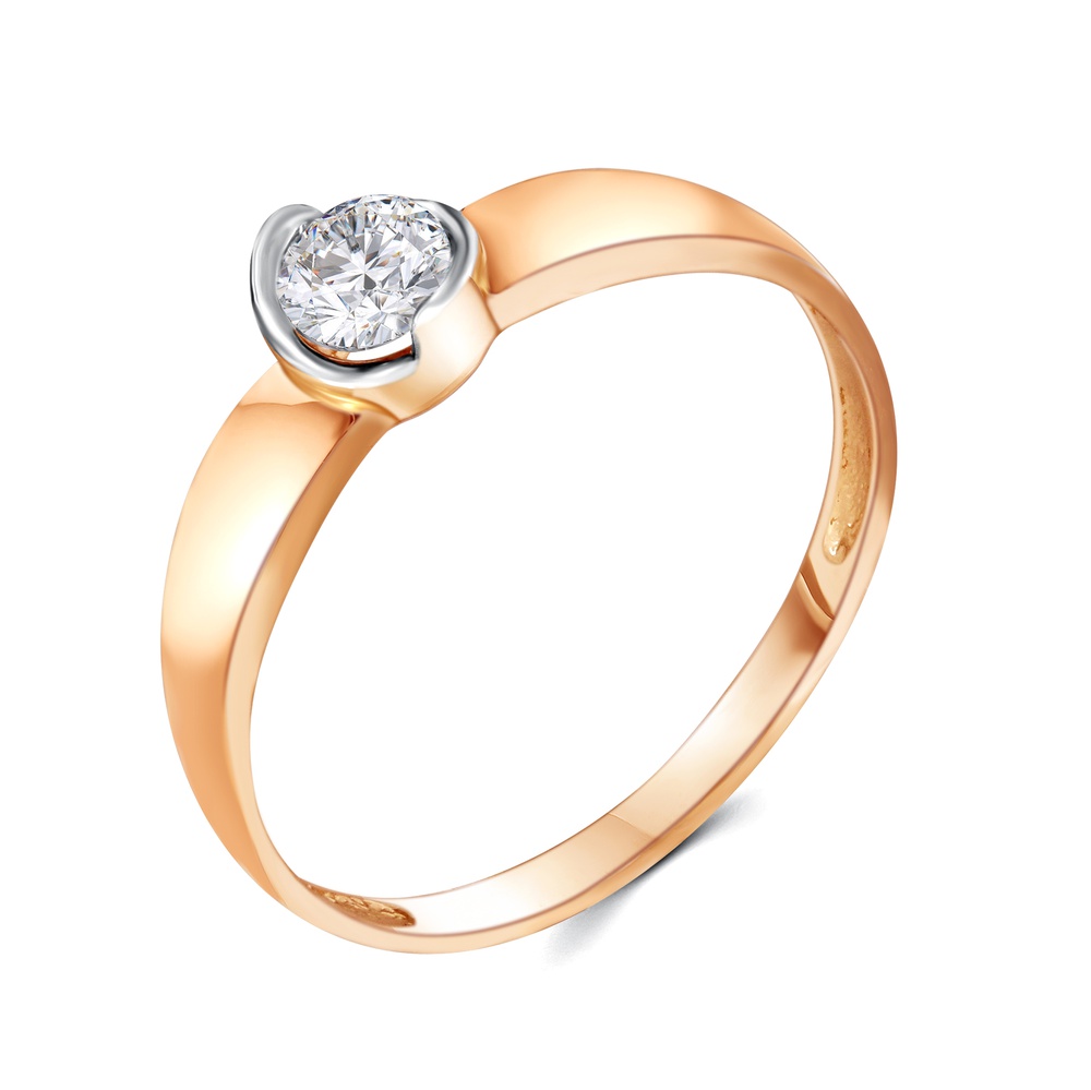 

Кольцо из золота р.  585Gold 301012351, фианит, 301012351