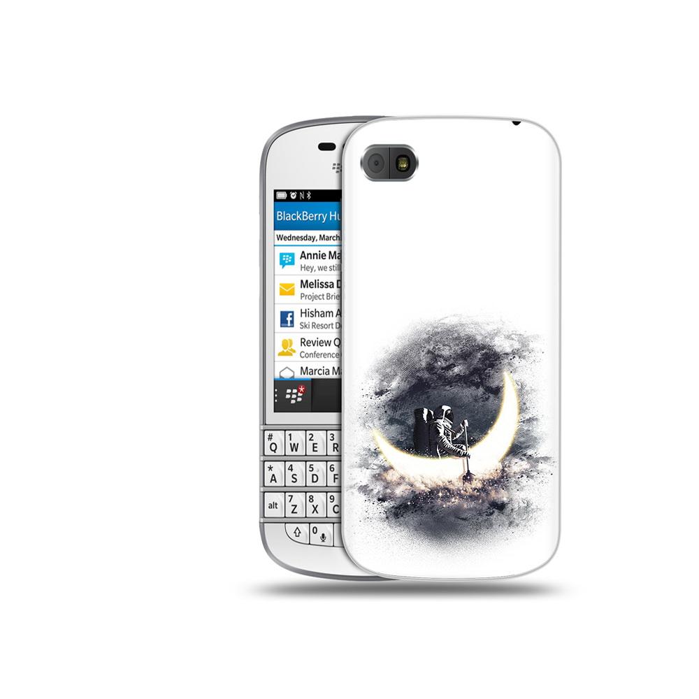 

Чехол MyPads Tocco для BlackBerry Q10 лунный путешественник, Прозрачный, Tocco