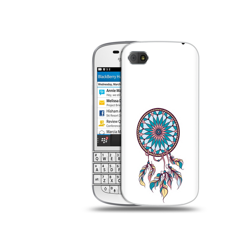 

Чехол MyPads Tocco для BlackBerry Q10 ловец снов синий, Прозрачный, Tocco