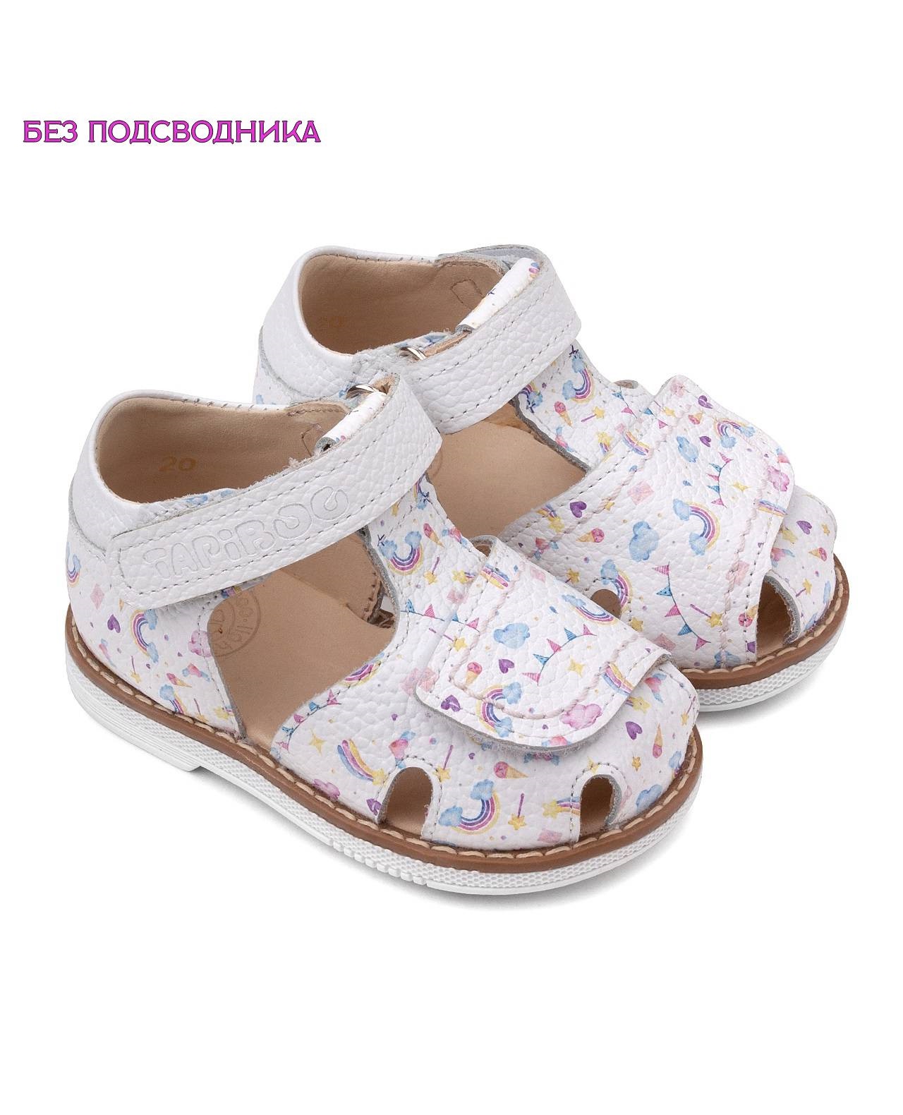 

Сандалии Tapiboo 36003 ХОББИ белый-радуга, 19, 36003