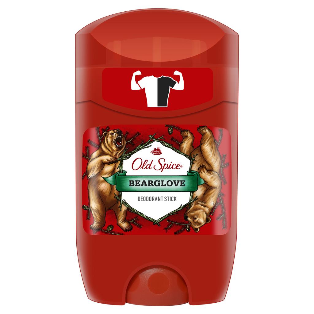 Дезодорант Old Spice твердый, Bearglove, 50 мл