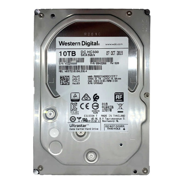 

Жесткий диск Hitachi Ultrastar DC HC330 10 ТБ (WUS721010ALE6L4), Ultrastar DC HC330
