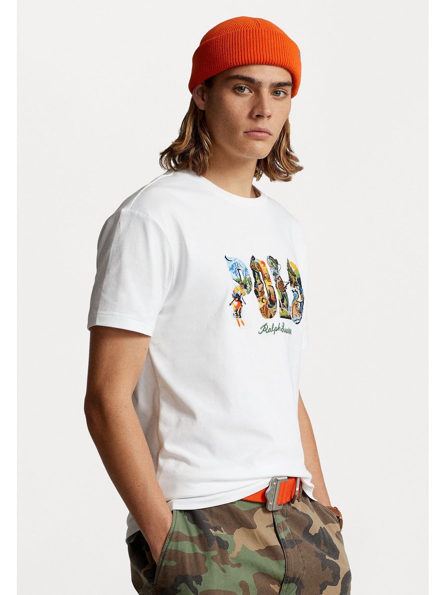 

Футболка мужская Polo Ralph Lauren PO222O0GL белая M, Белый, PO222O0GL