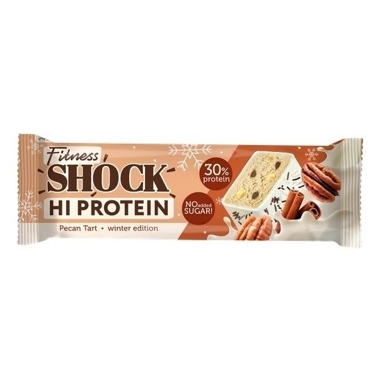 Батончик FitnesShock Hi-Protein протеиновый пекан-тарт 40 г FitnesSHOCK