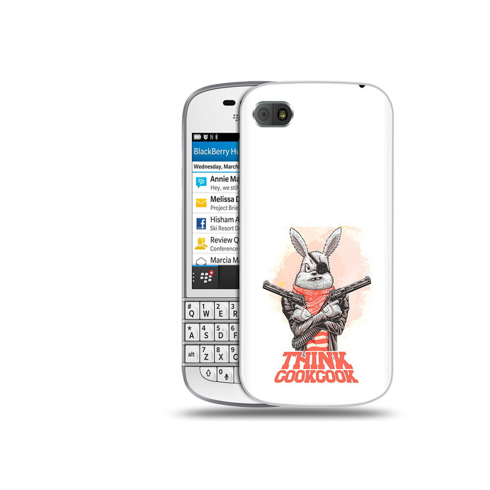 

Чехол MyPads Tocco для BlackBerry Q10 кролик пират, Прозрачный, Tocco