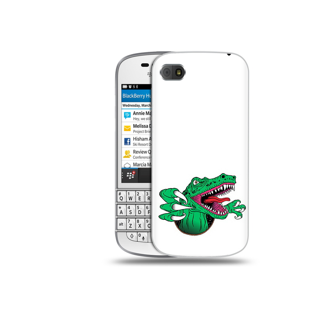 

Чехол MyPads Tocco для BlackBerry Q10 крокодил, Прозрачный, Tocco