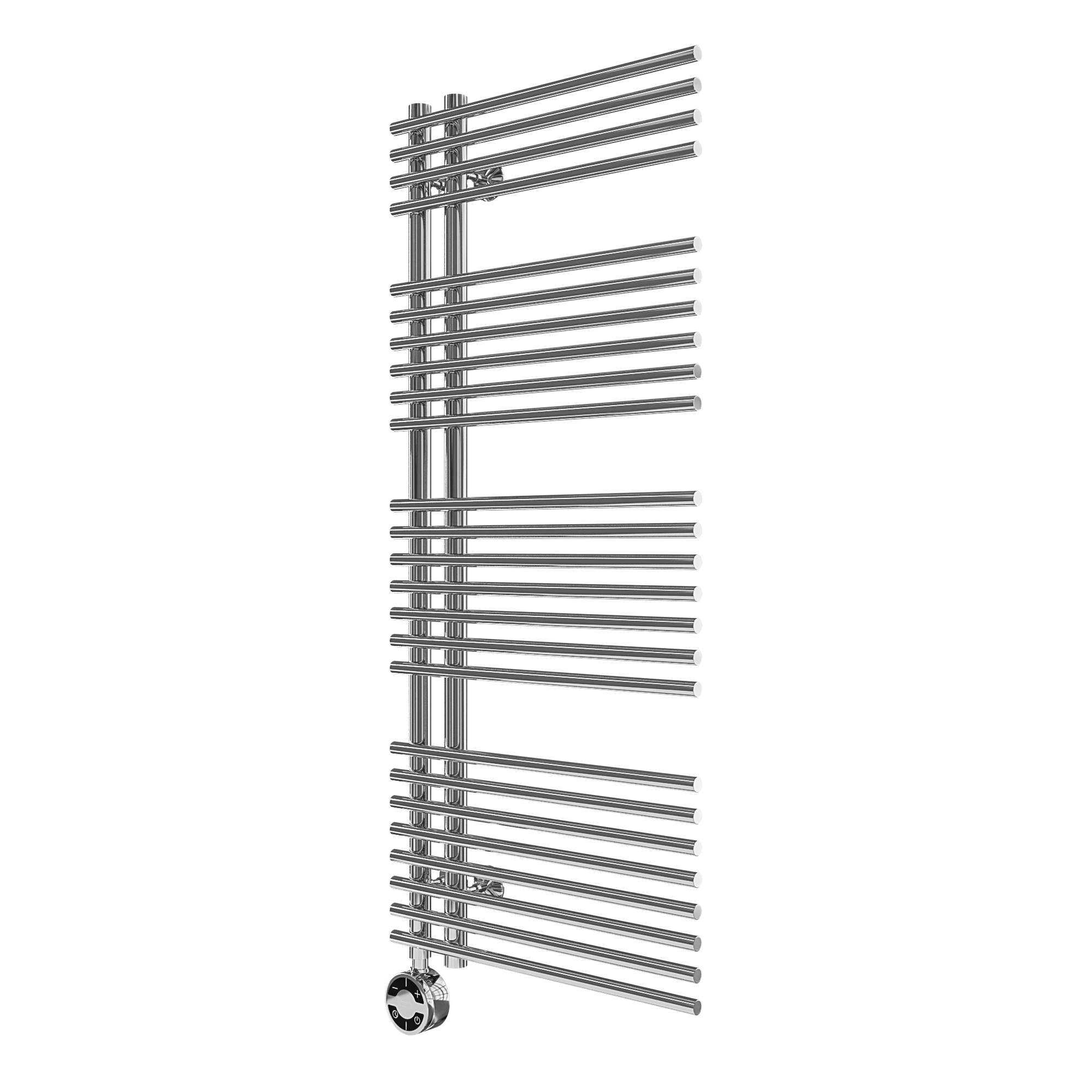 

Полотенцесушитель электрический Royal Thermo Pino П25 500х1200 (встроен. диммер) стальной, Серебристый, Pino