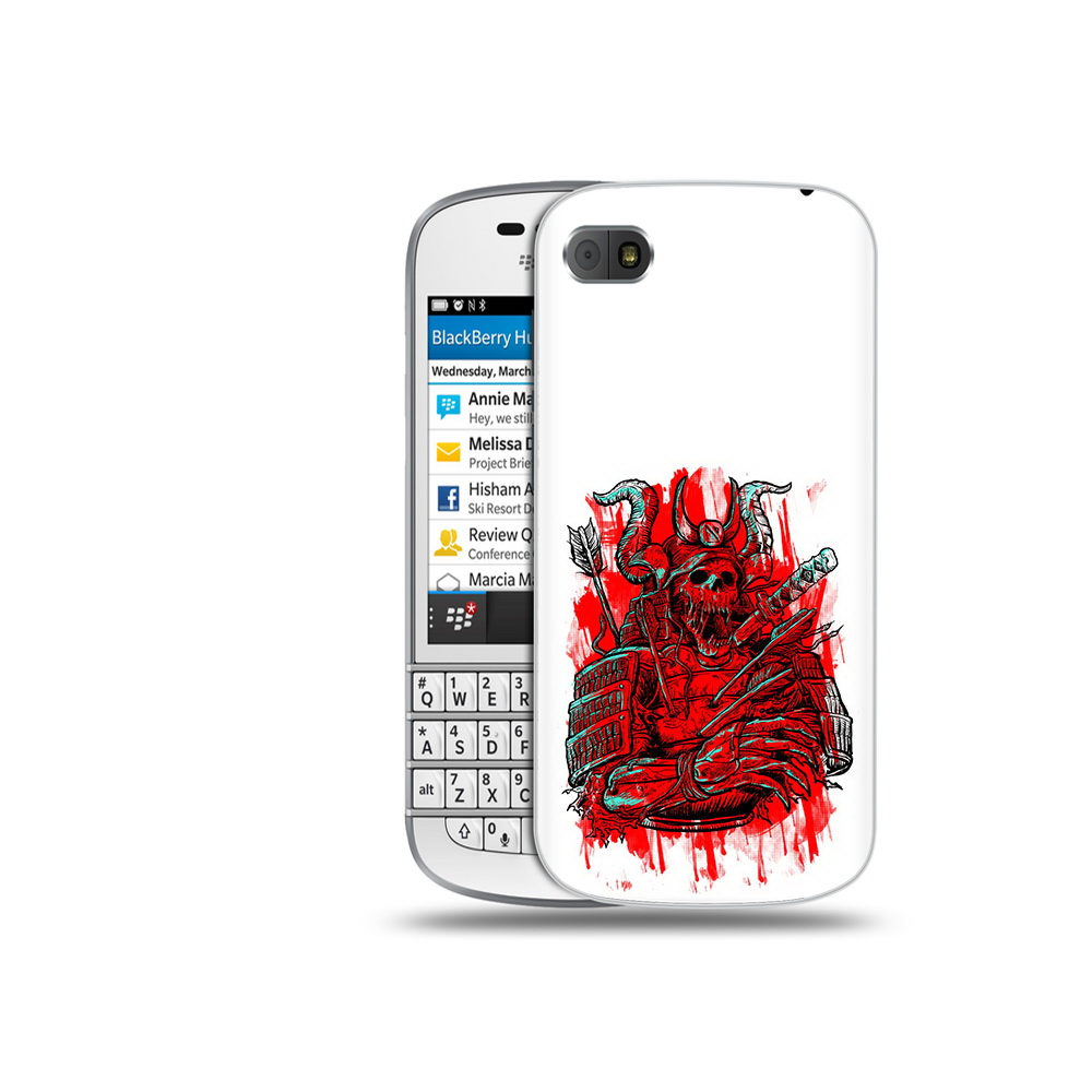 

Чехол MyPads Tocco для BlackBerry Q10 красный скелет воин, Прозрачный, Tocco