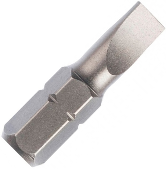 

BIBER 84515 бита SL-5 плоский шлиц 25мм (упак. 100шт.)