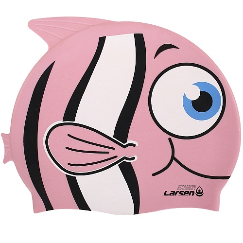Шапочка плавательная детская Larsen LSC10 Розовый