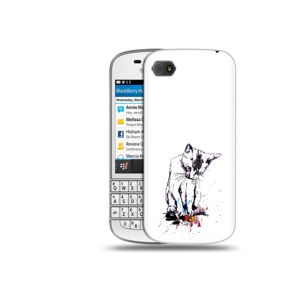 

Чехол MyPads Tocco для BlackBerry Q10 кот и микки, Прозрачный, Tocco