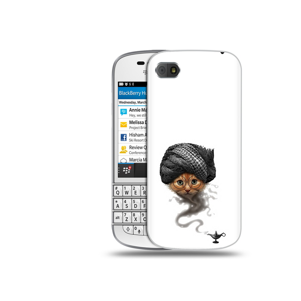 

Чехол MyPads Tocco для BlackBerry Q10 кот джин, Прозрачный, Tocco