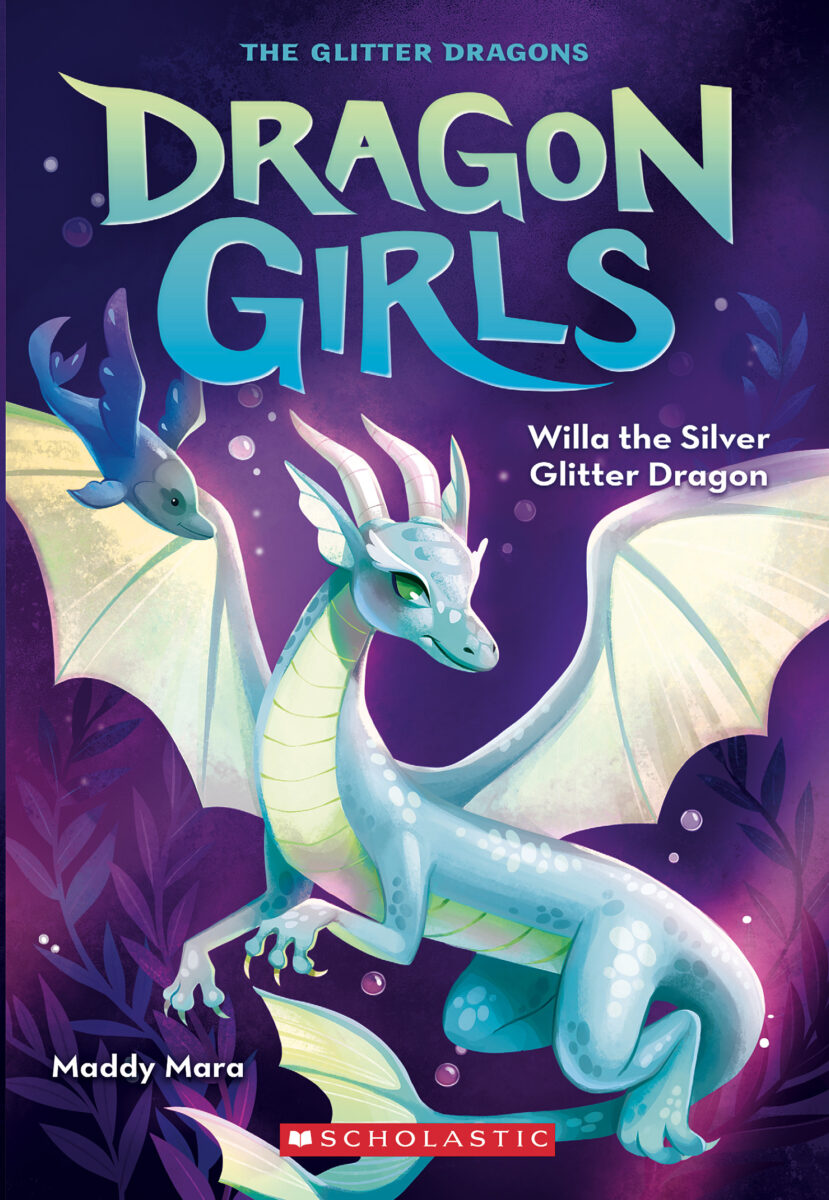

Willa the Silver Glitter Dragon