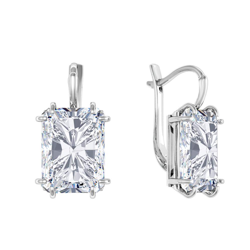 

Серьги из серебра ЯХОНТ Золотой 261469, фианит, 261469