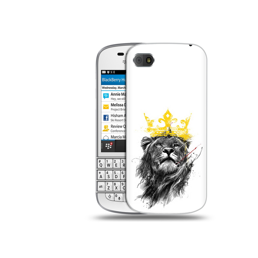 

Чехол MyPads Tocco для BlackBerry Q10 король-лев, Прозрачный, Tocco