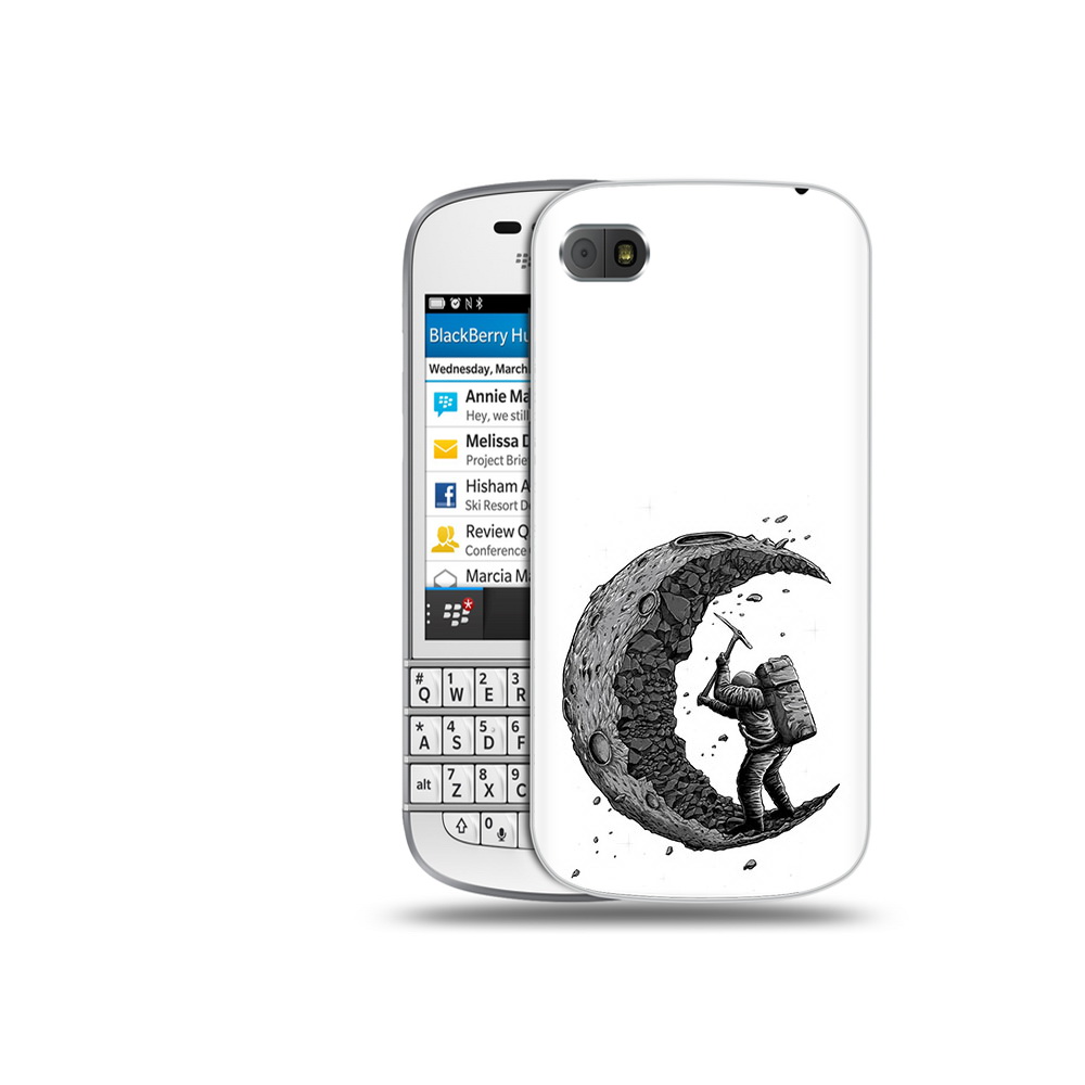 

Чехол MyPads Tocco для BlackBerry Q10 камненная луна, Прозрачный, Tocco