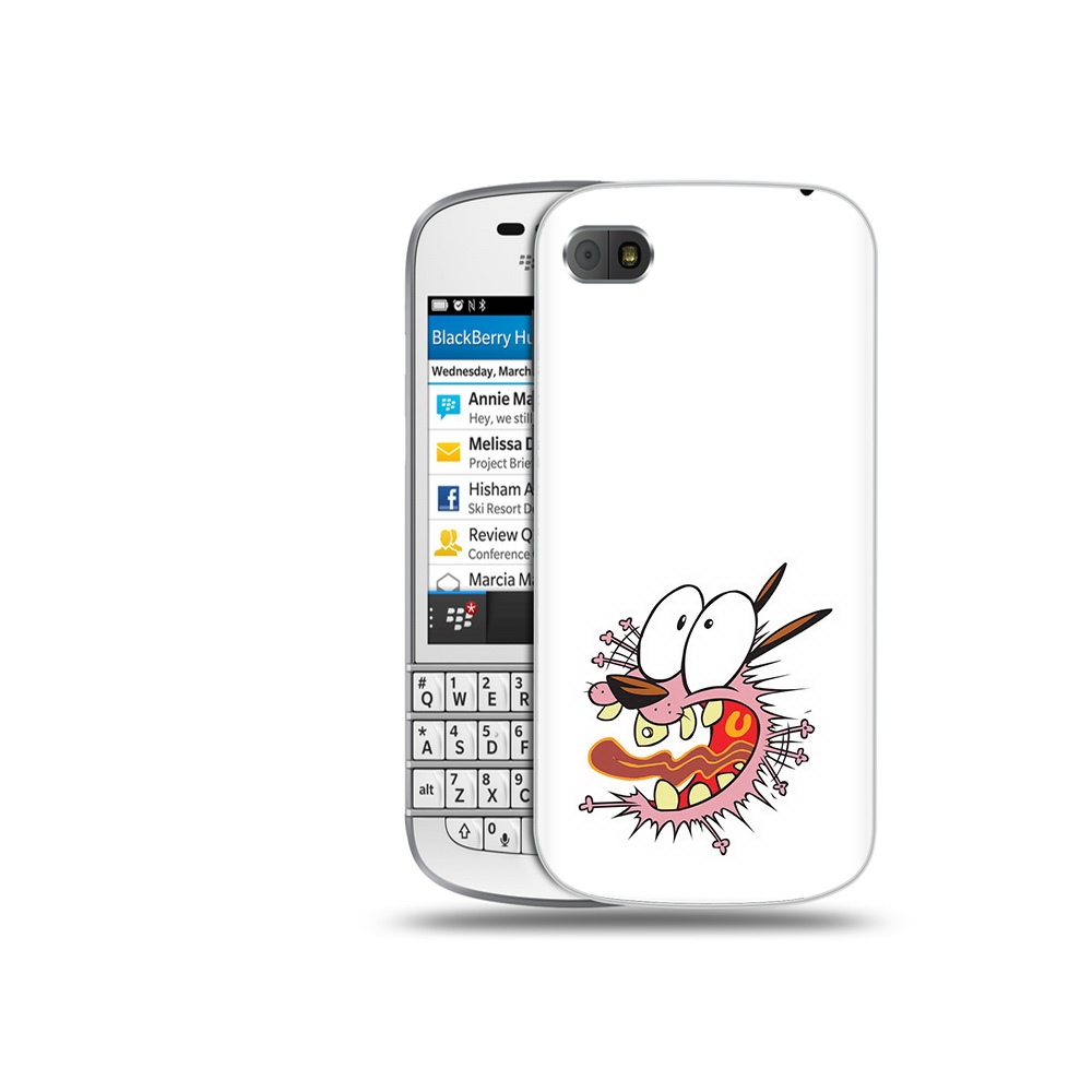 

Чехол MyPads Tocco для BlackBerry Q10 испуганный бобик, Прозрачный, Tocco