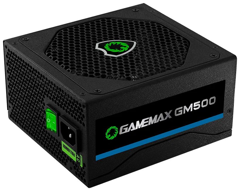 

Блок питания GameMax GM-500, Черный, GameMax (GM-500) Блок питания ATX 500W GameMax GM-500