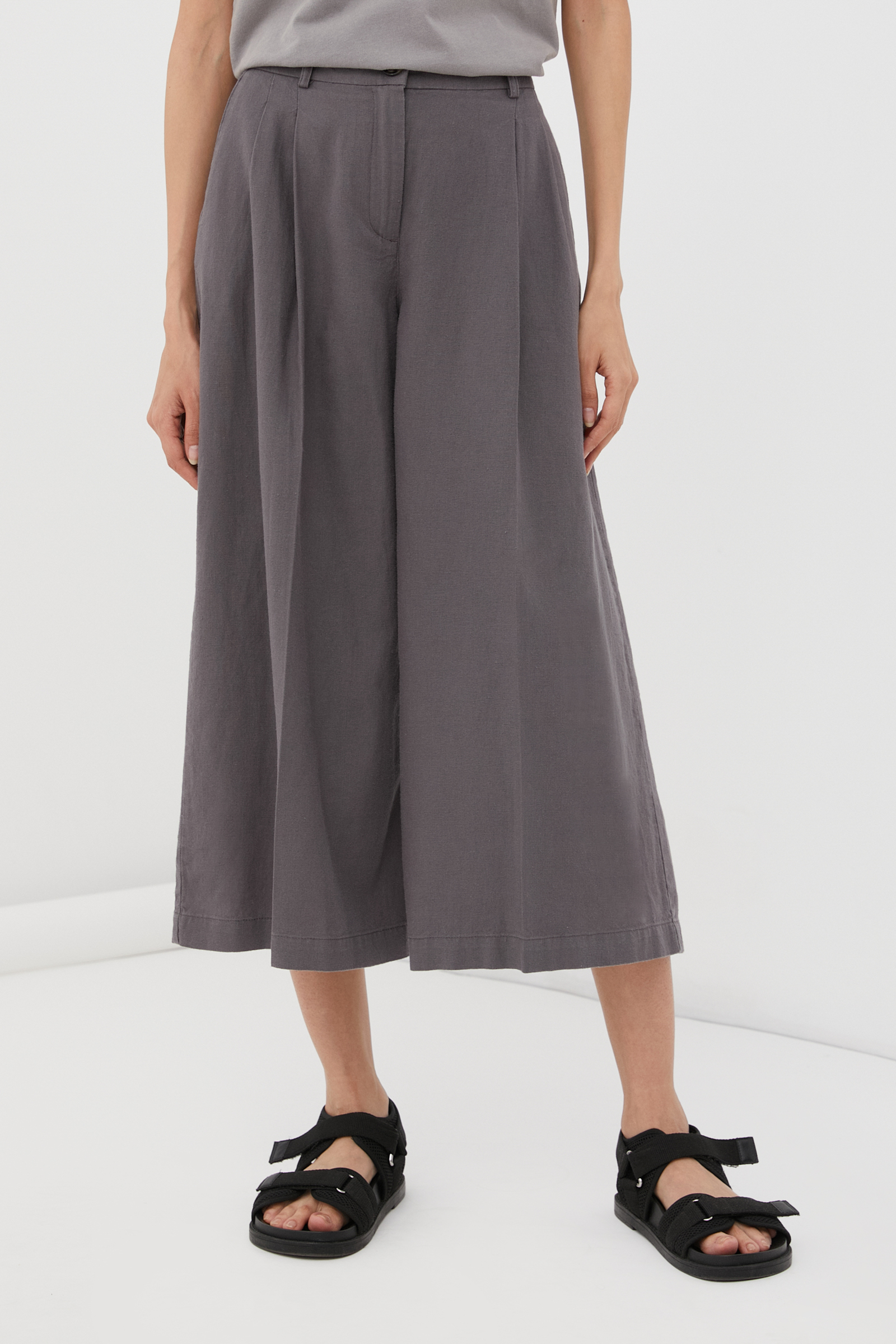 

Брюки женские Finn Flare FSC110229 серые M, FSC110229